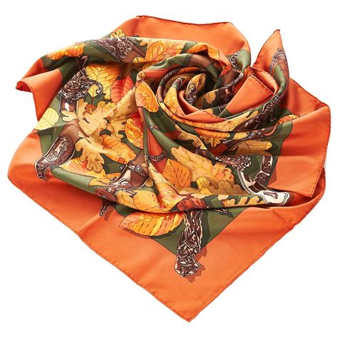 Hermès Au Plus Dru Silk Scarf 